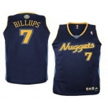 nba denver nuggets #7 chauncey billups dk,blue