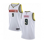 Youth Denver Nuggets #9 Jerami Grant Swingman White Basketball Jersey - Association Edition