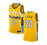 Youth Nike Denver Nuggets #20 Tyler Lydon Swingman Gold Alternate NBA Jersey Statement Edition