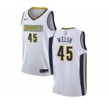 Youth Nike Denver Nuggets #45 Thomas Welsh Swingman White NBA Jersey - Association Edition