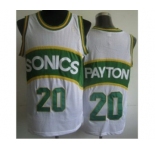 nba jerseys seattle supersonics #20 payton white[soul swingman]
