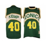 nba jerseys seattle supersonics #40 kemp green[soul swingman]