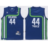 Atlanta Hawks #44 Pete Maravich Light Blue Pistol Soul Swingman Stitched NBA Jersey