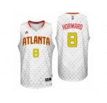 Atlanta Hawks #8 Dwight Howard 2016 Home White New Swingman Jersey