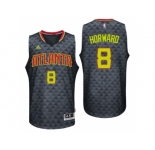 Atlanta Hawks #8 Dwight Howard 2016 Road Black New Swingman Jersey