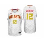 Men Atlanta Hawks #12 Dwight Howard Home White New Swingman Jersey