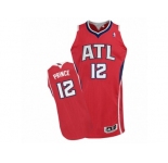 Men's Adidas Atlanta Hawks #12 Taurean Prince Authentic Red Alternate NBA Jersey