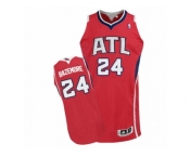 Men's Adidas Atlanta Hawks #24 Kent Bazemore Authentic Red Alternate NBA Jersey
