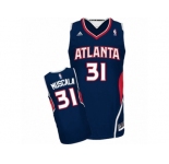 Men's Adidas Atlanta Hawks #31 Mike Muscala Swingman Navy Blue Road NBA Jersey