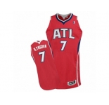 Men's Adidas Atlanta Hawks #7 Ersan Ilyasova Authentic Red Alternate NBA Jersey