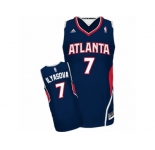 Men's Adidas Atlanta Hawks #7 Ersan Ilyasova Swingman Navy Blue Road NBA Jersey