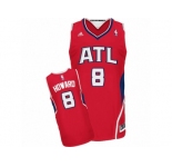Men's Adidas Atlanta Hawks #8 Dwight Howard Swingman Red Alternate NBA Jersey