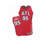 Men's Adidas Atlanta Hawks #95 DeAndre' Bembry Authentic Red Alternate NBA Jersey