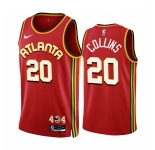 Men's Atlanta Hawks #20 John Collins 2022-23 Red Icon Edition Stitched Jersey