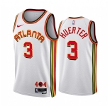 Men's Atlanta Hawks #3 Kevin Huerter 2022-23 White Association Edition Stitched Jersey