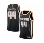 Men's Atlanta Hawks #44 Pete Maravich Swingman Black Basketball Jersey - 2019-20 City Edition