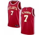 Men's Nike Atlanta Hawks #7 Ersan Ilyasova Authentic Red NBA Jersey Statement Edition