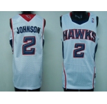 nba atlanta hawks #2 joe johnson white