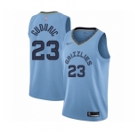 Youth Memphis Grizzlies #23 Marko Guduric Swingman Blue Finished Basketball Jersey Statement Edition