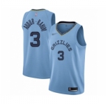 Youth Memphis Grizzlies #3 Shareef Abdur-Rahim Swingman Blue Finished Basketball Jersey Statement Edition