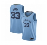Youth Memphis Grizzlies #33 Marc Gasol Swingman Blue Finished Basketball Jersey Statement Edition