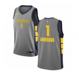 Youth Nike Memphis Grizzlies #1 Kyle Anderson Swingman Gray NBA Jersey - City Edition