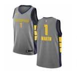 Women's Nike Memphis Grizzlies #1 Jarell Martin Swingman Gray NBA Jersey - City Edition