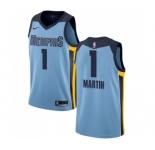 Women's Nike Memphis Grizzlies #1 Jarell Martin Swingman Light Blue NBA Jersey Statement Edition