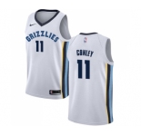 Women's Nike Memphis Grizzlies #11 Mike Conley Authentic White NBA Jersey - Association Edition