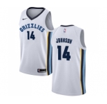 Women's Nike Memphis Grizzlies #14 Brice Johnson Swingman White NBA Jersey - Association Edition