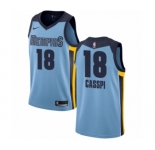 Women's Nike Memphis Grizzlies #18 Omri Casspi Authentic Light Blue NBA Jersey Statement Edition