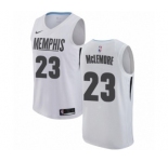 Women's Nike Memphis Grizzlies #23 Ben McLemore Swingman White NBA Jersey - City Edition