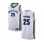 Women's Nike Memphis Grizzlies #25 Chandler Parsons Swingman White NBA Jersey - Association Edition