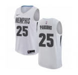 Women's Nike Memphis Grizzlies #25 Chandler Parsons Swingman White NBA Jersey - City Edition