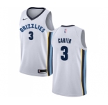 Women's Nike Memphis Grizzlies #3 Jevon Carter Authentic White NBA Jersey - Association Edition