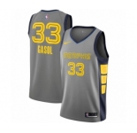 Women's Nike Memphis Grizzlies #33 Marc Gasol Swingman Gray NBA Jersey - City Edition