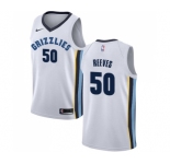 Women's Nike Memphis Grizzlies #50 Bryant Reeves Swingman White NBA Jersey - Association Edition