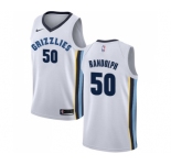 Women's Nike Memphis Grizzlies #50 Zach Randolph Authentic White NBA Jersey - Association Edition