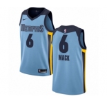 Women's Nike Memphis Grizzlies #6 Shelvin Mack Authentic Light Blue NBA Jersey Statement Edition