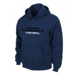 Arizona Cardinals Authentic font Pullover Hoodie D.Blue