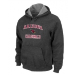 Arizona Cardinals Heart & Soul Pullover Hoodie D.Grey