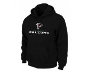 Atlanta Falcons Authentic Logo Pullover Hoodie Black