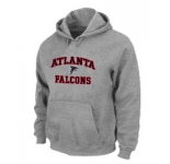Atlanta Falcons Heart & Soul Pullover Hoodie Grey