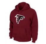 Atlanta Falcons Logo Pullover Hoodie RED