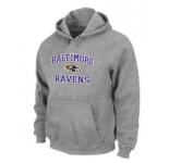 Baltimore Ravens Heart & Soul Pullover Hoodie Grey