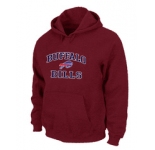 Buffalo Bills Heart & Soul Pullover Hoodie Red