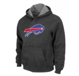 Buffalo Bills Logo Pullover Hoodie D.Grey