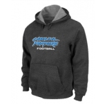Carolina Panthers Authentic font Pullover Hoodie D.Grey