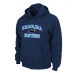 Carolina Panthers Heart & Soul Pullover Hoodie D.Blue