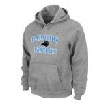 Carolina Panthers Heart & Soul Pullover Hoodie Grey